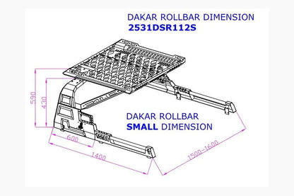 Roll Bar with Basket Dakar for Mitsubishi L200 2006-2015 - image 5