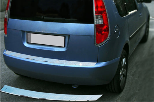 Rear Bumper Protector OmsaLine Stainless Steel for Dacia Lodgy 2012-2022 - image 1