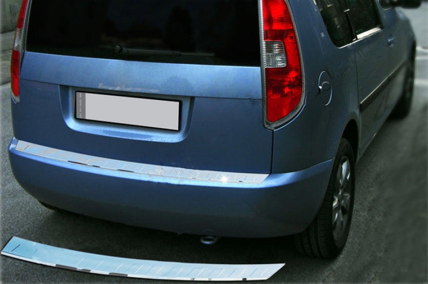 Rear Bumper Protector OmsaLine Stainless Steel for Renault Lodgy 2013-2022 - image 1