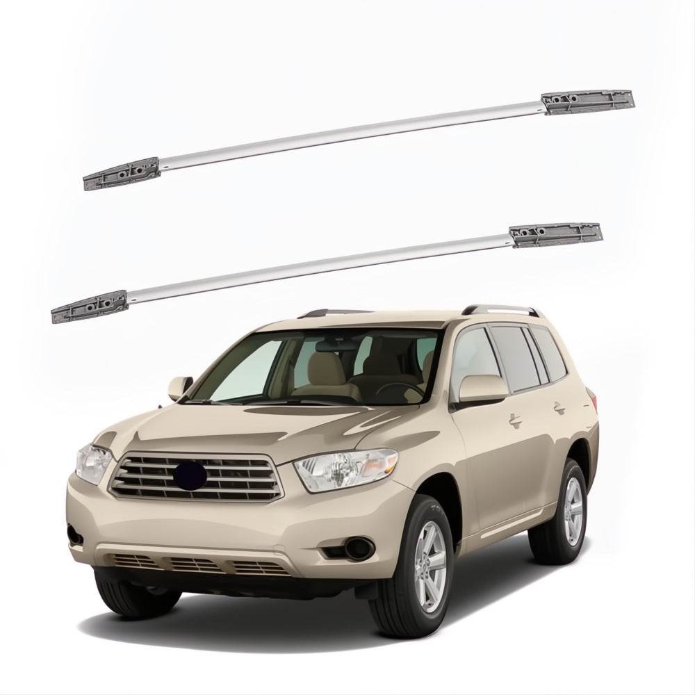 Roof rails original design Gray (2 pcs) for Toyota Highlander 2008-2013 - Reelken Auto