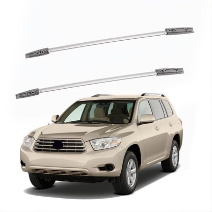 Roof rails original design Gray (2 pcs) for Toyota Highlander 2008-2013 - Reelken Auto