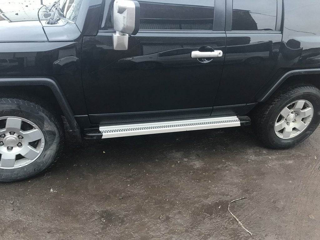 Side sills Maya V2 (2 pieces, aluminum) for Toyota FJ Cruiser - Reelken Auto