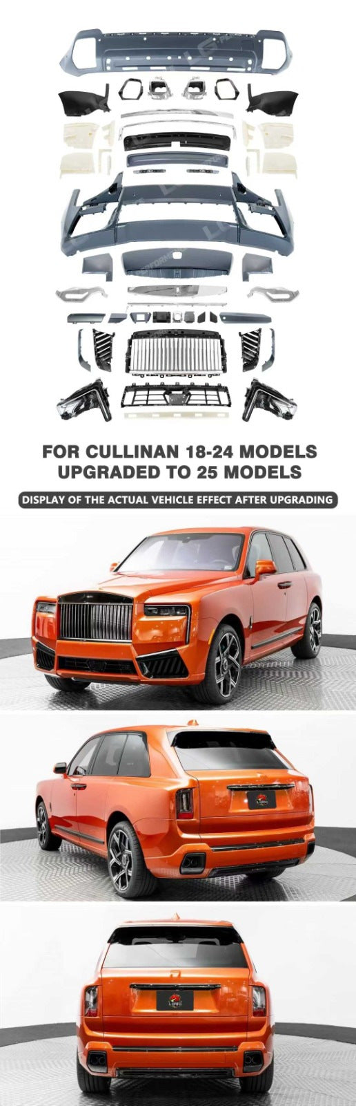 Facelift Kit 2024 for Rolls-Royce Cullinan 2018- - image 4