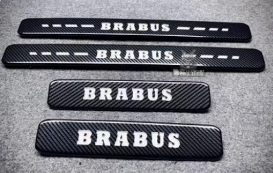 BRB-Style Side Skirt Extensions (Carbon) for Mercedes G сlass W463 2018-2024 - image 1
