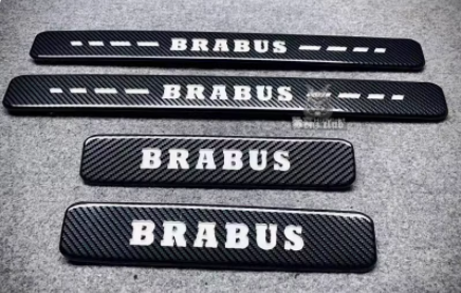 BRB-Style Side Skirt Extensions (Carbon) for Mercedes G сlass W463 2018-2024 - image 1