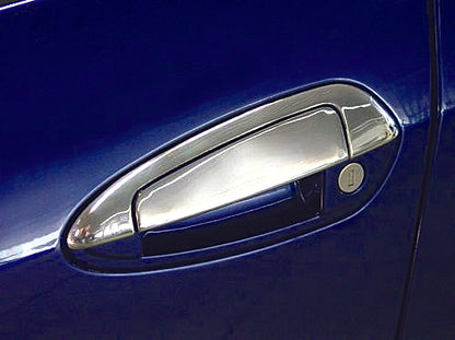 Covers for handles with tip (8 pieces, stainless steel.) for Fiat Linea 2006-2018 - image 1