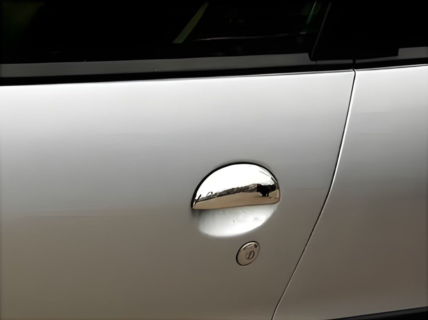 Pads on the handles (stainless) for Peugeot 107 - image 2