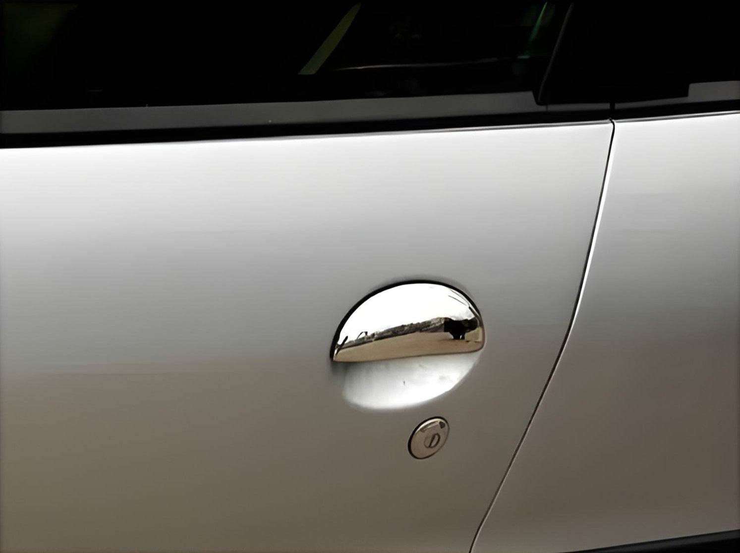 Pads on handles (4-piece, stainless steel) for Toyota Aygo 2007-2014 - Reelken Auto