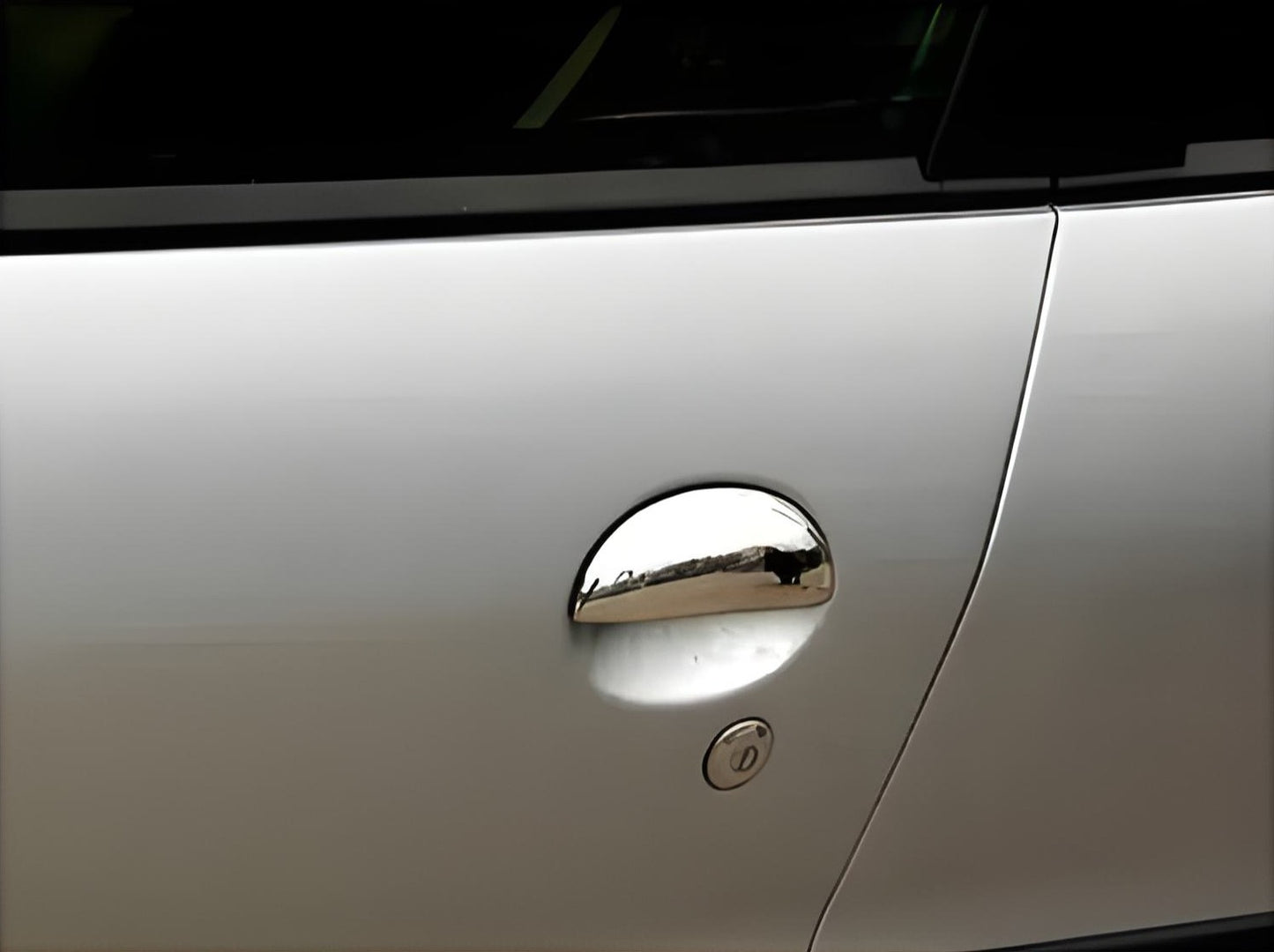 Chrome Door Handle Covers (4 pcs, Stainless Steel) for Toyota Aygo 2007-2014 - image 2