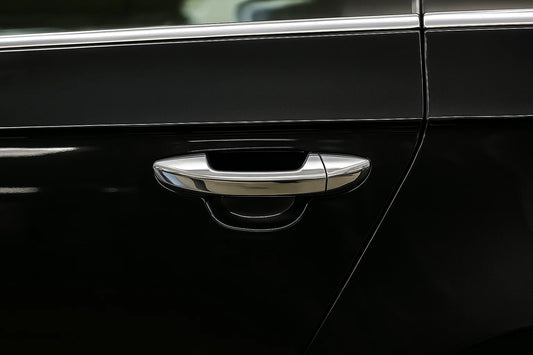 Chrome Door Handle Covers (4 pcs, Stainless Steel) for Volkswagen Passat СС 2008-2017 - image 1