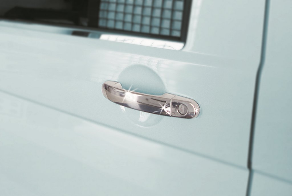 Stainless Steel Door Handle Covers for Volkswagen Caddy 2015-2020 - image 1