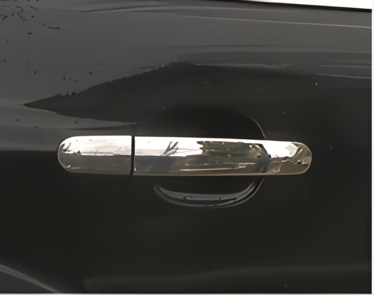 Chrome Door Handle Covers (4 pcs, Stainless Steel) for Ford Focus II 2008-2011 - image 1