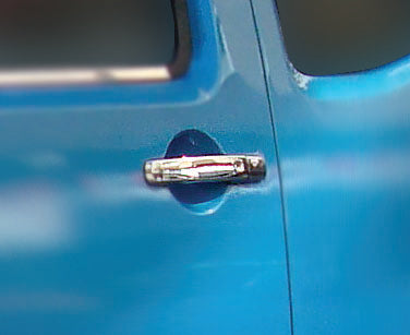 Chrome Door Handle Covers (4 pcs, Stainless Steel) for Nissan Navara 2006-2015 - image 2