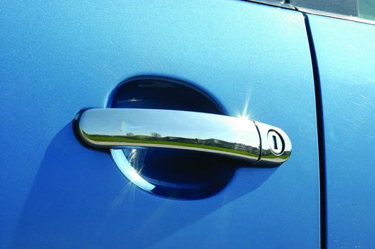 Chrome Door Handle Covers (4 pcs, Stainless Steel) for Volkswagen Jetta 2011-2018 - image 1