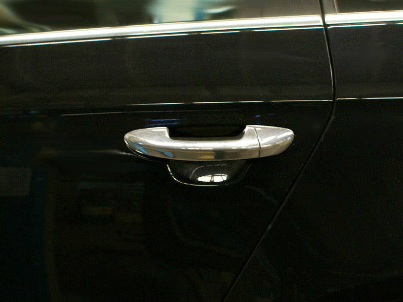 Chrome Door Handle Covers (4 pcs, Stainless Steel) for Volkswagen Tiguan 2016-2023 - image 1