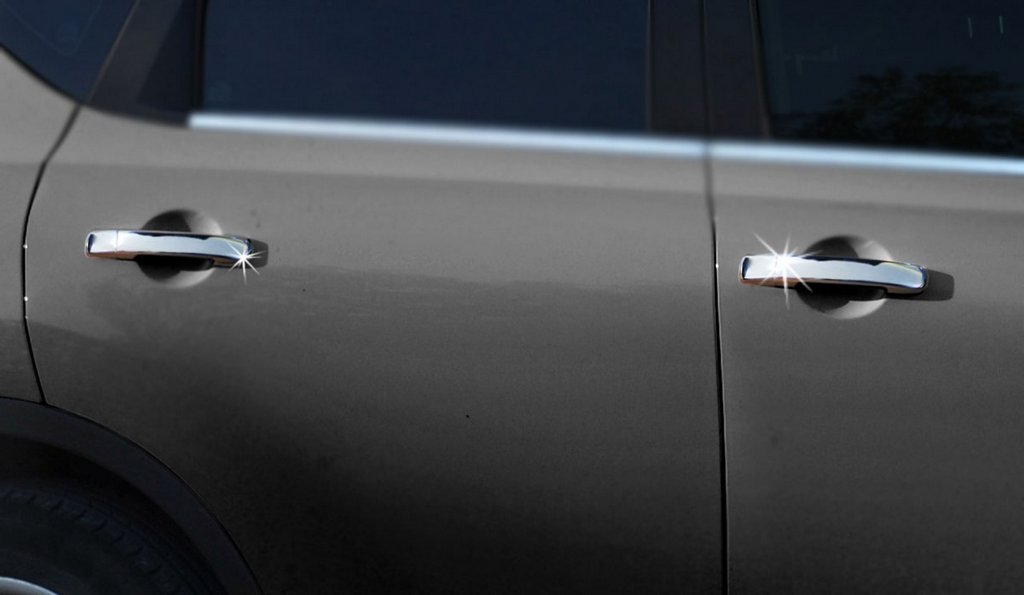 Chrome Door Handle Covers (Omsa, 4 pcs, Stainless Steel) for Suzuki Equator 2009- - image 2