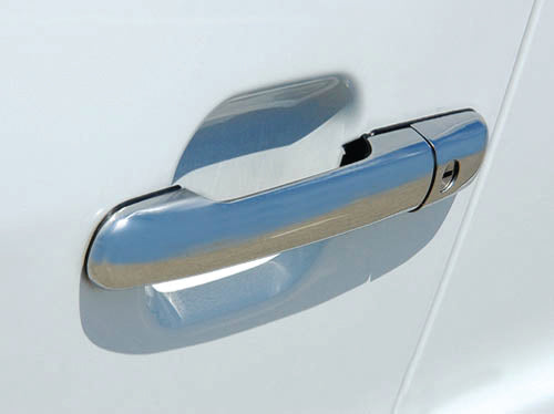 Pads on handles (4-piece, stainless steel) for Volkswagen LT 1995-2006 - image 1