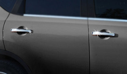 Chrome Door Handle Covers (4 pcs, Stainless Steel) for Nissan Qashqai 2007-2010 - image 3