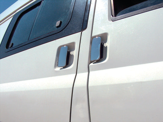 Pads on the handles (stainless) for Ford Transit 2000-2014 - image 1