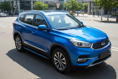 Side Steps Maya Blue (2 pcs, Aluminum) for Chery Tiggo 8 2017- - image 1