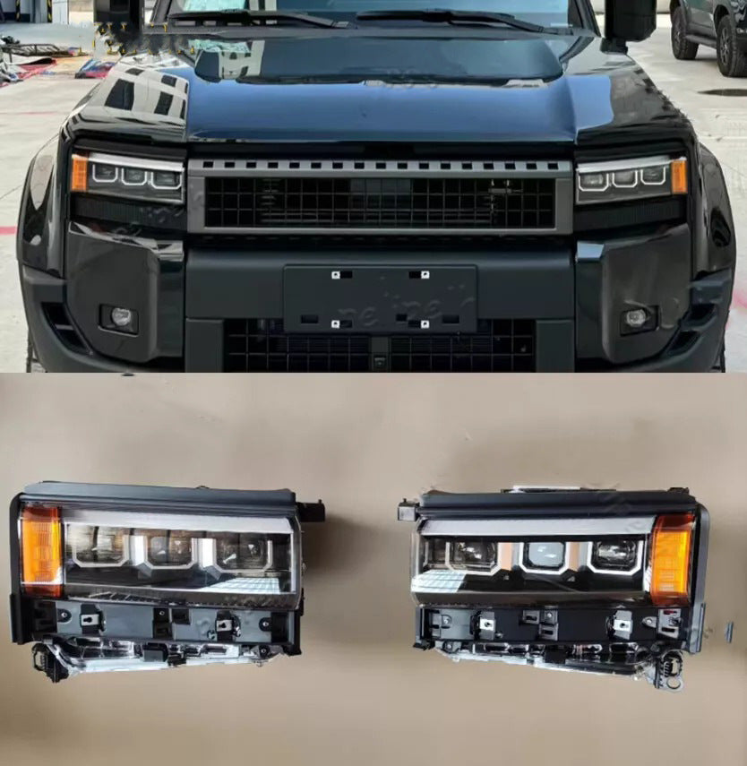 Front Headlights 3-LED (2 pcs) for Toyota Land Cruiser Prado 250 2023- - image 2