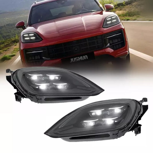 Front Headlights (for 2024+, 2 pcs) for Porsche Cayenne 2018- - image 1