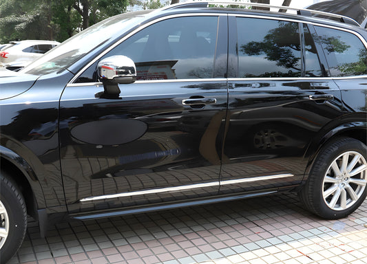Chrome Door Moldings (4 pcs, Stainless Steel) for Volvo XC90 2002-2014 - image 1