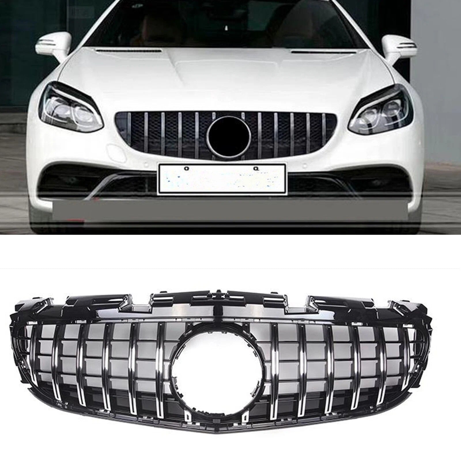 Front Grille GT Panamericana for Mercedes SLC R172 2016-2020 - image 3