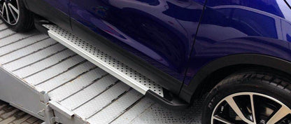 Lateral platforms X5-type (2 EA., alum.) for Nissan Qashqai 2014-2021 - Reelken Auto