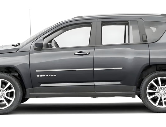 Door Mouldings OmsaLine Stainless Steel for Jeep Compass 2006-2016 - image 1