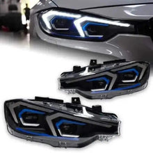 Headlights G20-style 2012-2015 (2 pcs, for version with halogen optics) for BMW 3 series F-30/31/34 2012-2019 - image 2