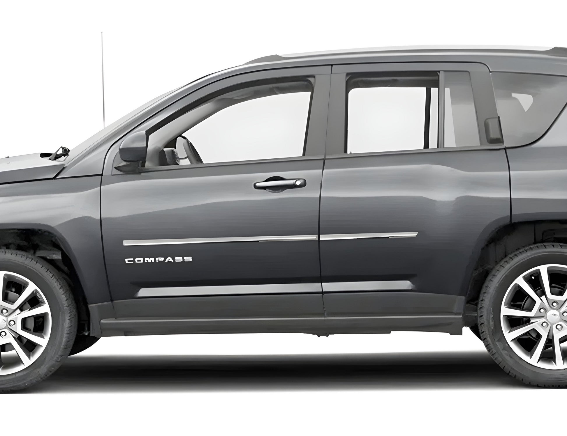 Door Mouldings OmsaLine Stainless Steel for Jeep Compass 2006-2016 - image 1