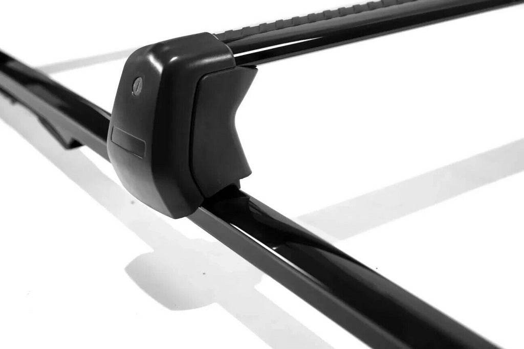 Crossed on rails (Black, 2 pcs.) for Land Rover Discovery V - Reelken Auto