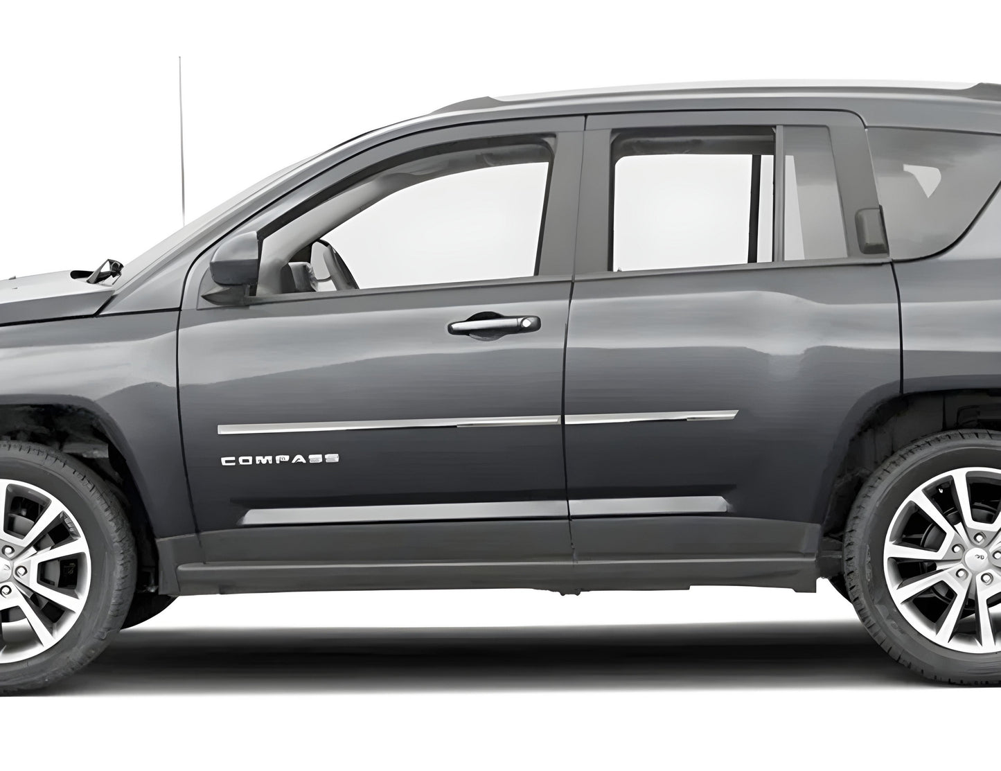 Door Mouldings OmsaLine Stainless Steel for Jeep Compass 2006-2016 - image 1