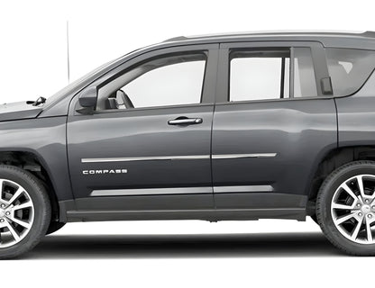 Door Mouldings OmsaLine Stainless Steel for Jeep Compass 2006-2016 - image 1