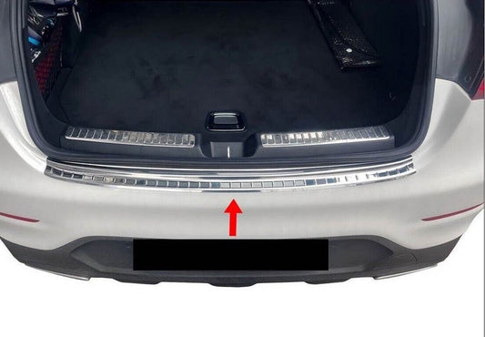Cover on the rear bumper Carmos (stainless steel) for Mercedes GLC coupe C253 - Reelken Auto