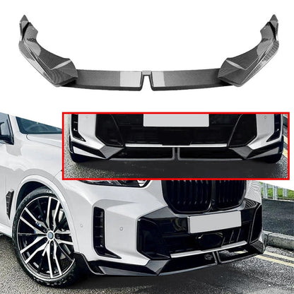 Paradigm V-1 Front Lip (2023+, Natural Carbon) for BMW X5 G05 2019- - image 1