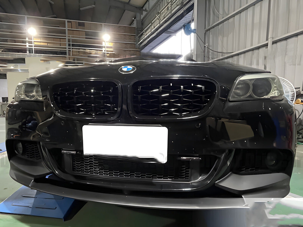 Diamond Black Kidney Grilles (Gloss Black) for BMW 5 Series F10/F11 2010–2016 - image 3