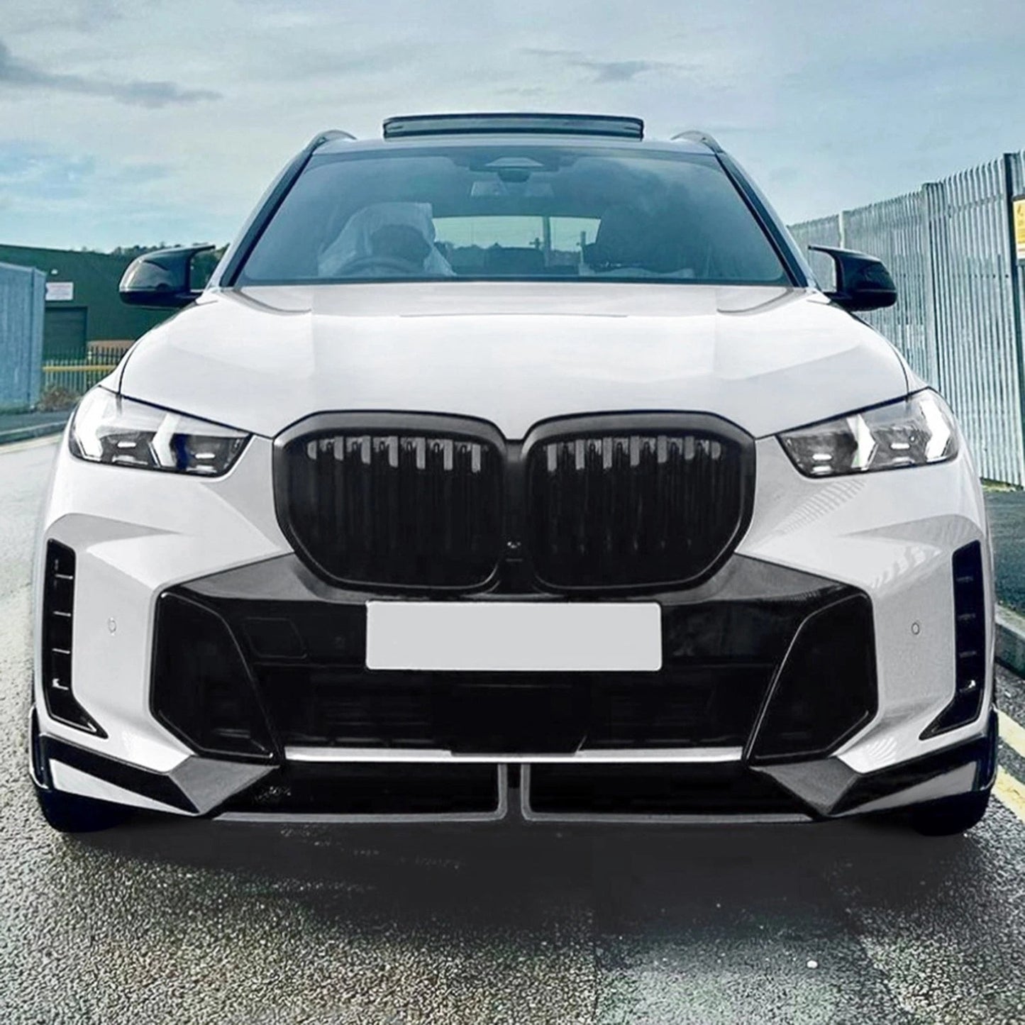 Front lip Paradigm V-1 (2023+, real carbon) for BMW X5 G05 2019–2026 - image 2