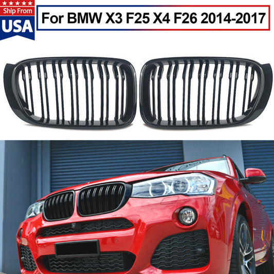 Grille M-Look (black gloss) for BMW X4 F-26 2014-2018 - image 2