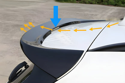 Lip Spoiler (1234 Upgrade, Black) for BMW X1 F-48 2015-2022 - image 8
