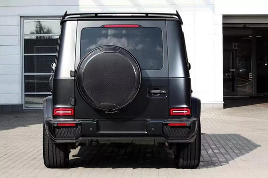 Rear Bumper Diffuser V2 for G63 AMG, Carbon for Mercedes G сlass W463 2018-2024 - image 2