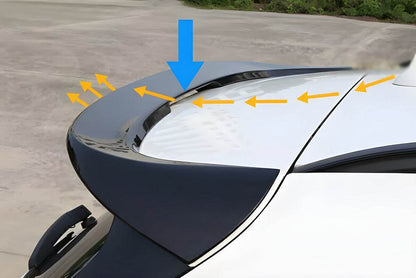 Spoiler LIP (1234 Upgrade, black) for BMW X1 F-48 2015-2022 - Reelken Auto