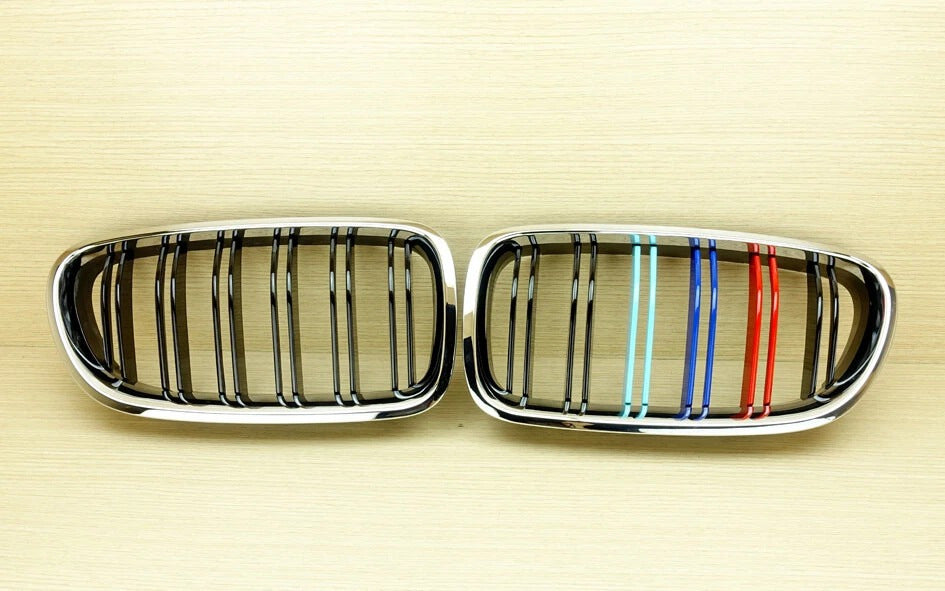 Kidneys M-Look (M-Color with Chrome Trim) for BMW 5 Series F10/F11 2010–2016 - image 2