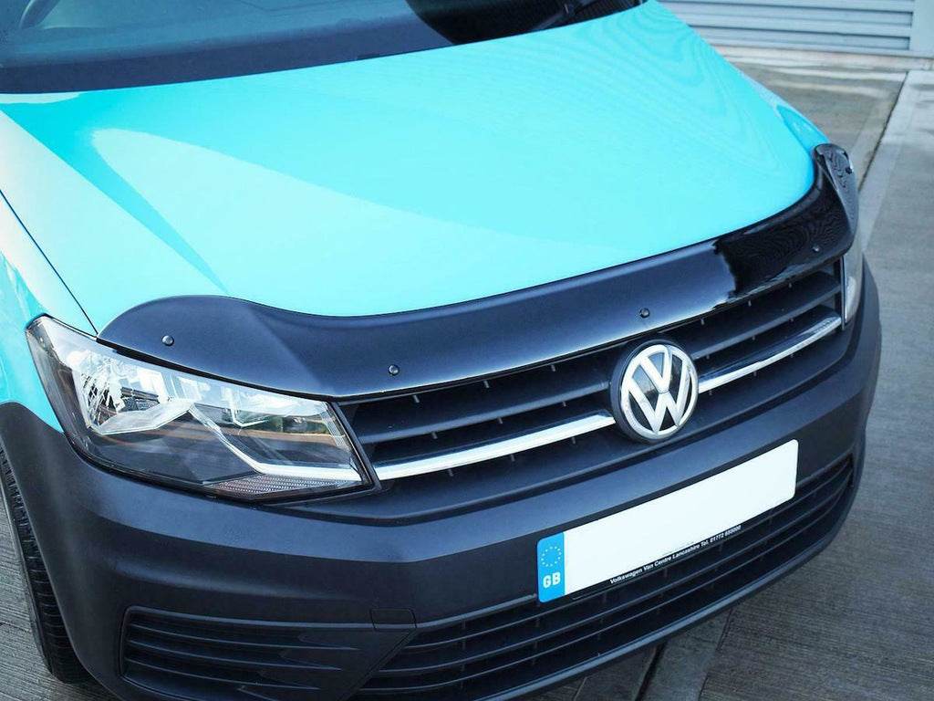 The hood deflector (EuroCap) for Volkswagen Caddy 2015-2020 - Reelken Auto