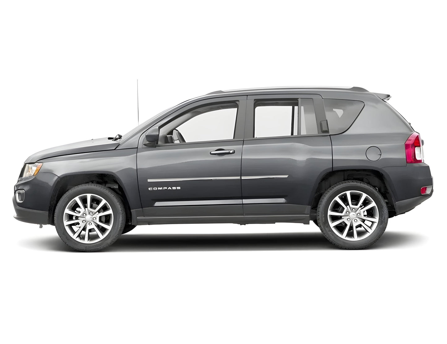 Door Mouldings OmsaLine Stainless Steel for Jeep Compass 2006-2016 - image 3