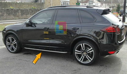 Side steps OEM (2 pcs., Aluminum) for Porsche Cayenne 2010-2017 - Reelken Auto