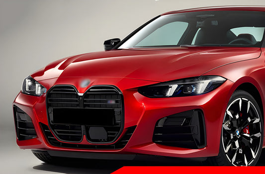 M-Look Kidney Grilles (for G22/23, Gloss Black) for BMW 4 Series G22/23/26 2020- - image 1