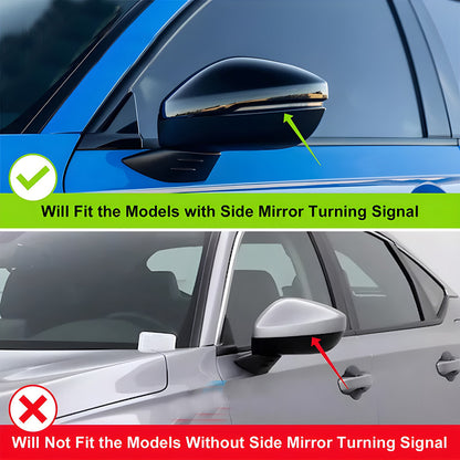 Covers for mirrors BMW-Style (2 pcs)  for Honda Civic Sedan 2021↗ year - image 7