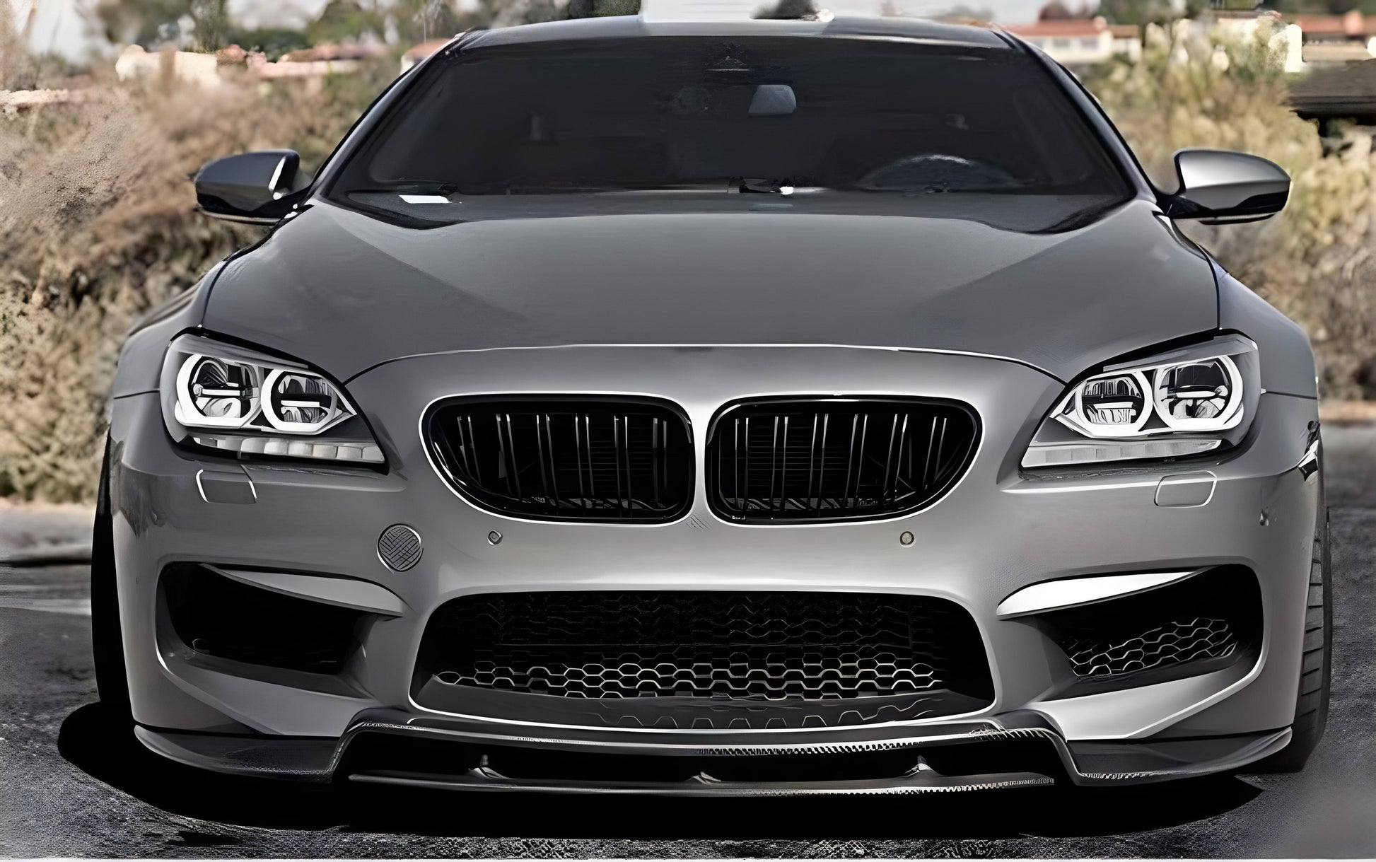 Kidneys M-Look (Gloss Black) for BMW 6 Series F12/F13/F06 2011-2018 - image 1